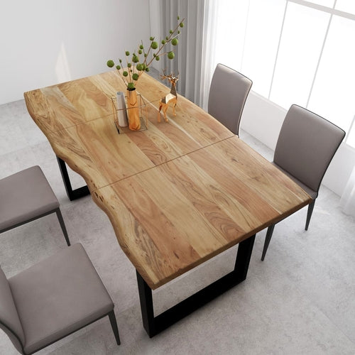 Solid Acacia Wood Dining Table