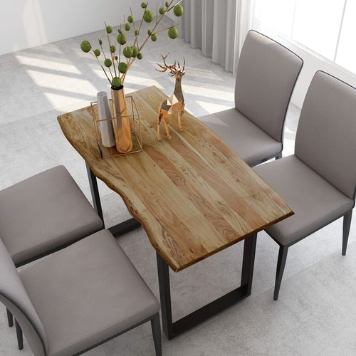 Solid Acacia Wood Dining Table