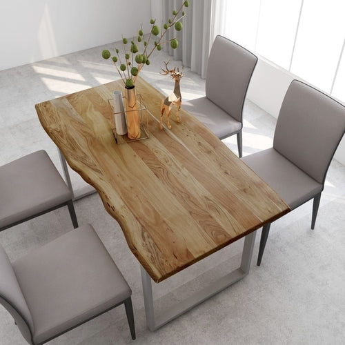 Solid Acacia Wood Dining Table