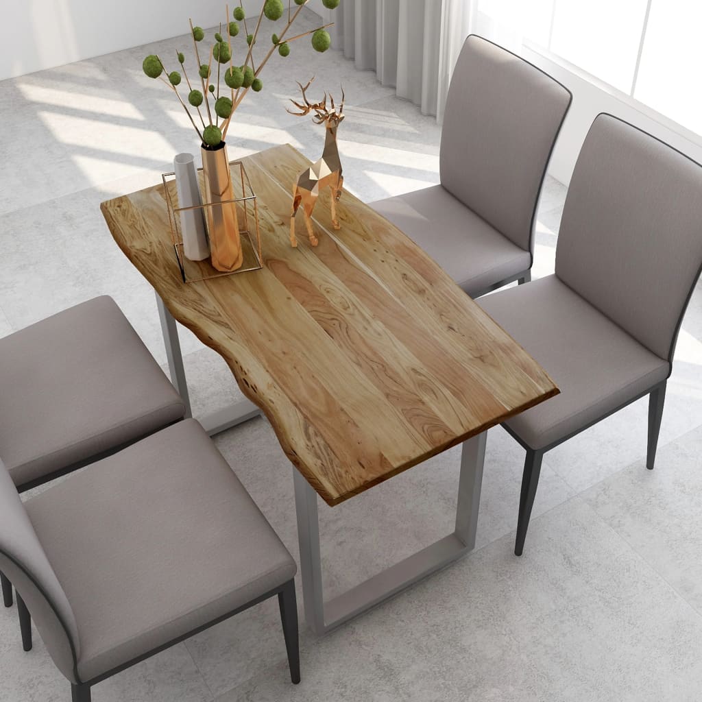 Solid Acacia Wood Dining Table