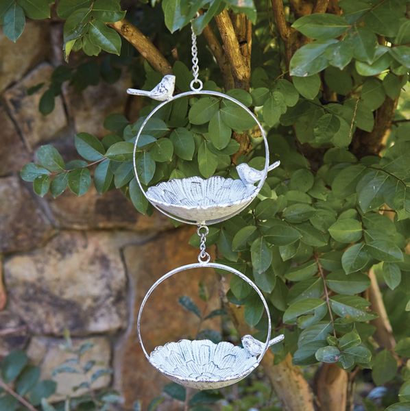 Hanging Double Bird Feeder