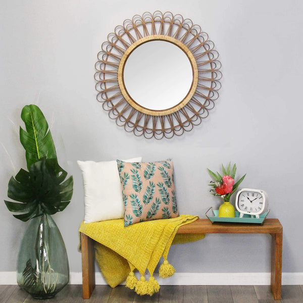 Bamboo Wall Mirror