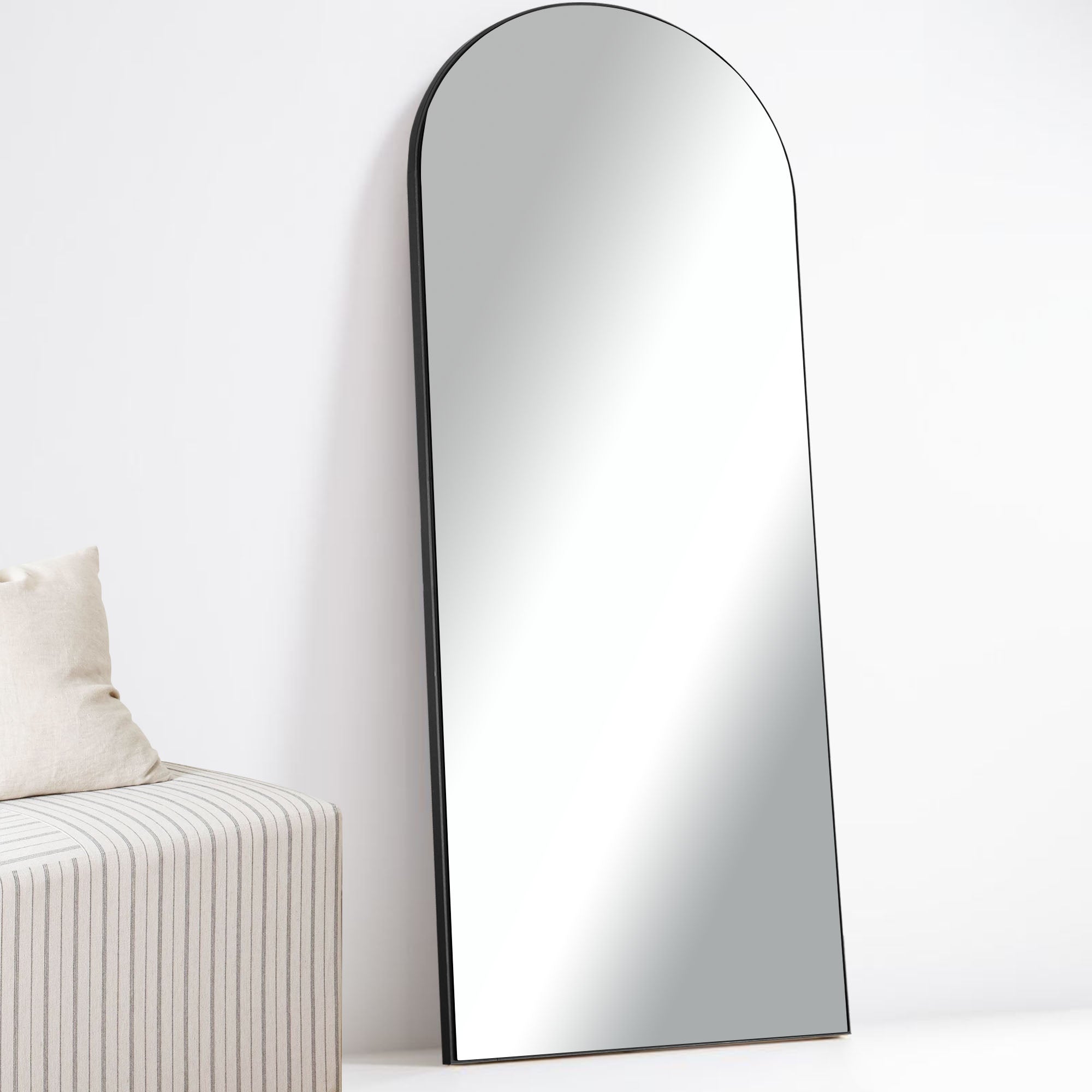 Black Arched Mirror