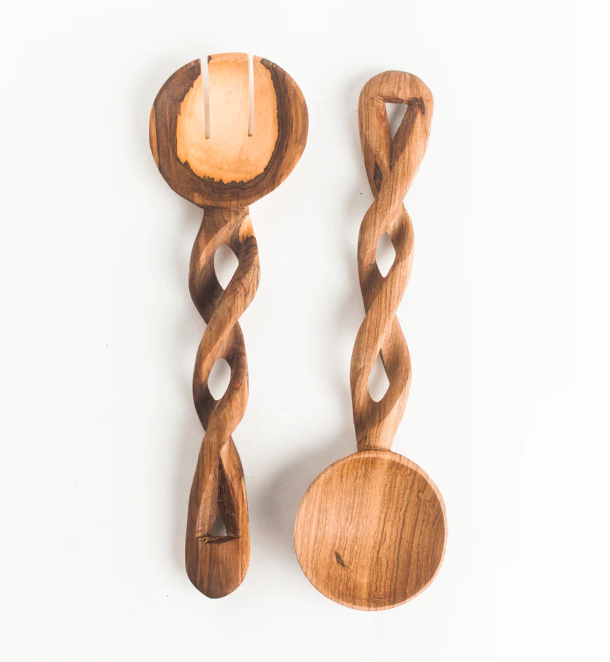 Spiral Salad Servers