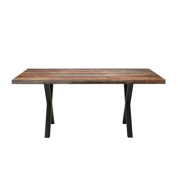 70 Inch Handcrafted Solid Rosewood Dining Table - Rivour Home