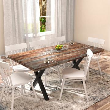 70 Inch Handcrafted Solid Rosewood Dining Table - Rivour Home